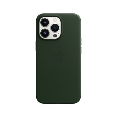 Apple Leather Case MagSafe for iPhone 13 Pro Sequoia Green Soft Touch Protection