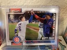 Topps 2026 Series 1 Celebration Walk This Way Matt Shaw #27 SP Variation