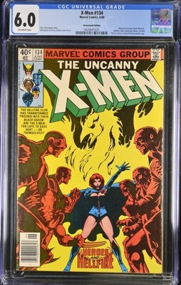 X-Men #134 (1980)   CGC 6.0 OW   Dark Phoenix Begins! Newsstand Byrne