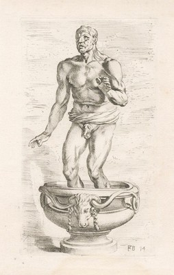 Seneca Philosopher Antiquity Copper Etching Francois Perrier 1638