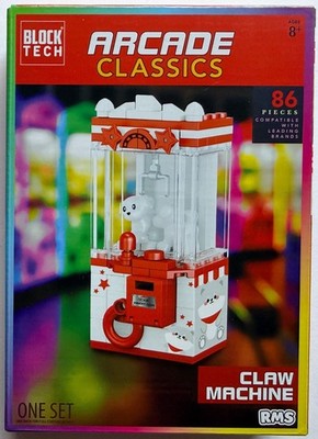 Block Tech Arcade Classics Claw Machine 86 Pc Puzzle, Brand New-Sealed Box!
