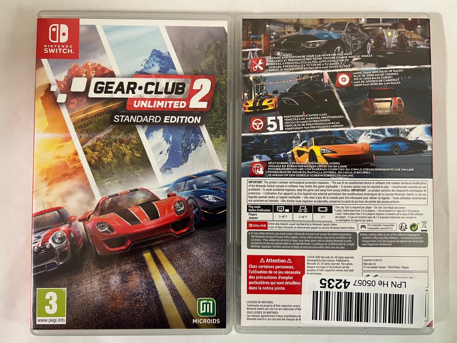 Gear Club Unlimited 2 - Standard Edition Nintendo Switch USED