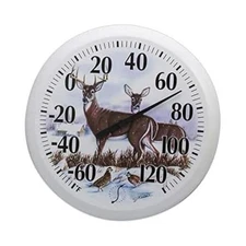  Indoor Outdoor Thermometer, Wireless Outdoor Thermometer with Large Numbers 