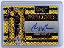 2021 Panini Select In Flight George Gervin Autograph Gold Auto SSP 1/10 HOF
