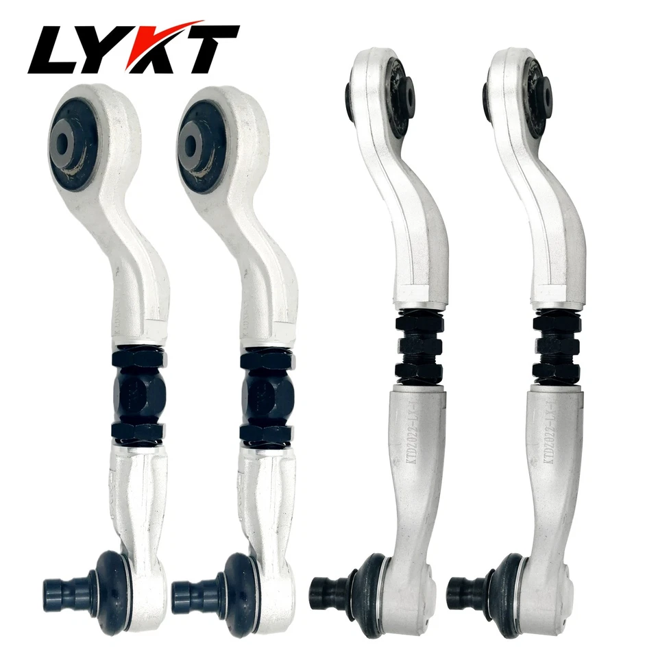 LYKT 4pcs Adjustable Front Camber Kit for Audi A4/6/8、S4/6/8、RS4/6、VW Passat Foto 3 de 4
