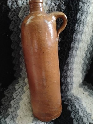 Apollinaris Brunnen German Clay Seltzer Water Bottle 12''