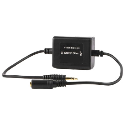 Auto Ground Loop Noise Isolator, 3,5-mm-Rauschfilter, passend für