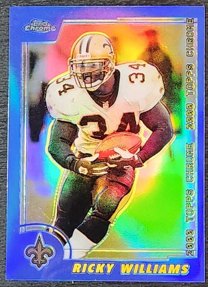 2000 Topps Chrome REFRACTOR - Ricky Williams #26 - New Orleans Saints