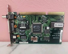 Vintage ISA Network Interface Card BNC RJ45 Serial Industrial ATANIC 1992