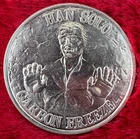 STAR WARS - HAN SOLO CARBONITE COIN - POWER OF THE FORCE - KENNER 1985