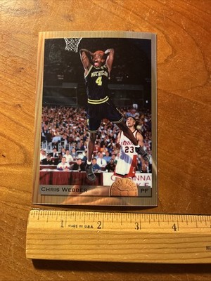 1993 Classic Draft Picks Chris Webber Jumbo Rookie SP 1 Of 8 Michigan Wolverines