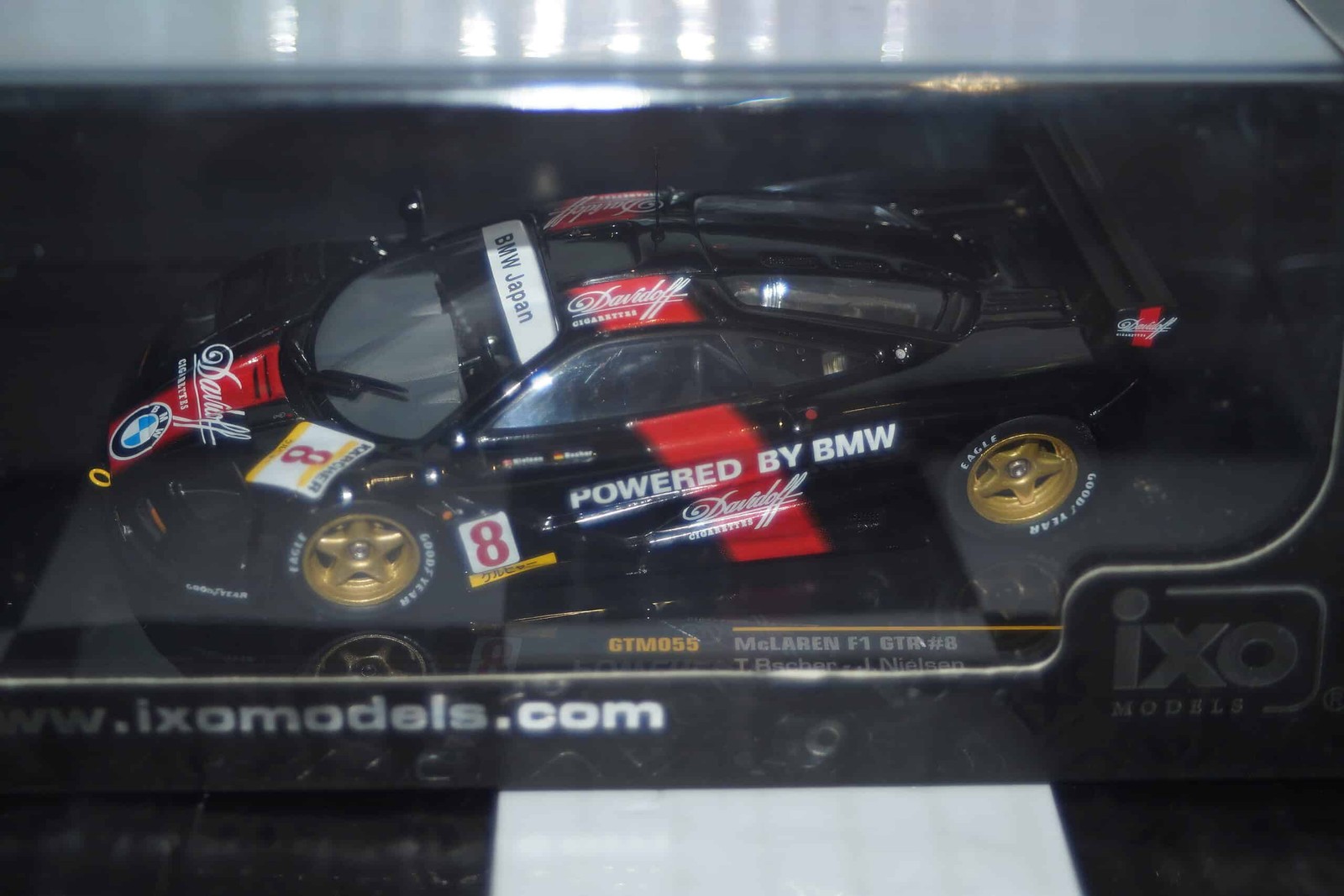 Ixo McLaren F1 GTR #8 Suzuka 1000LM 1995 T.Bscher Diecast 1:43 GTM055