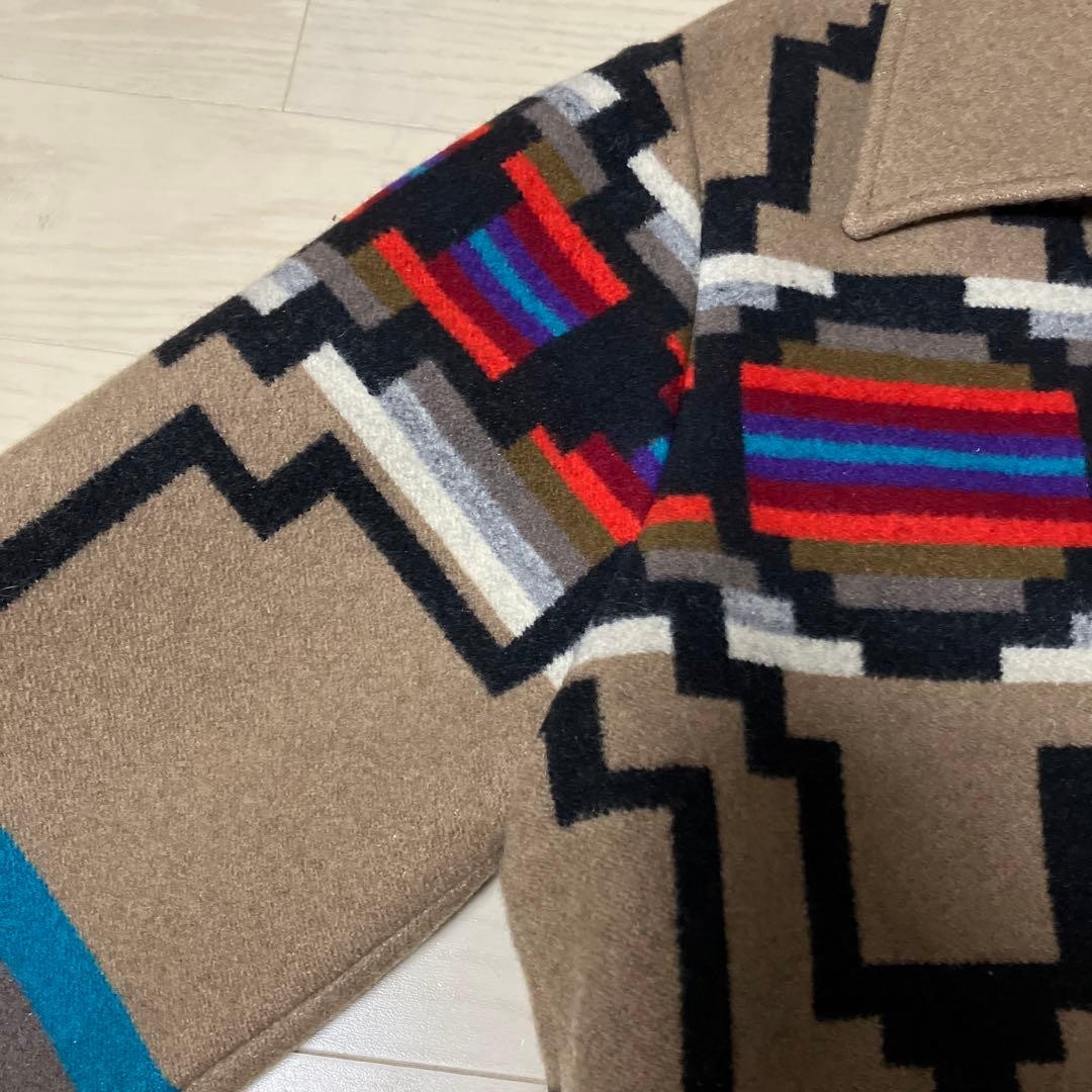 Pendleton Indian Pattern Jacket M Wool Native Sty… - image 6