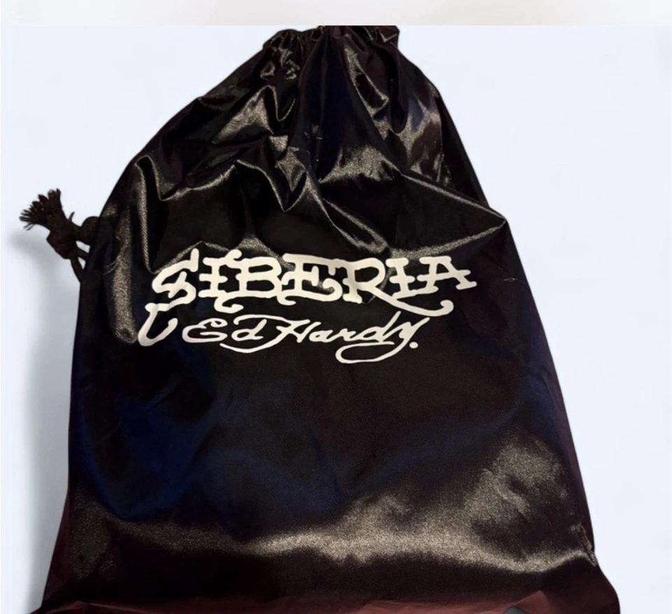 ED  HARDY X SIBERIA HILLS  TIGER PRINT Y2K PINK SHOULDER BAG W /DUST BAG  - Image 3 of 4