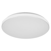 Led Deckenleuchte Metall Weiß Osram 3000K IP44 B:38,5Cm Deckenlampe Badezimmer