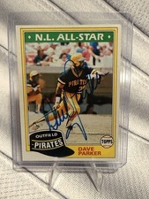 1981 Topps - Dave Parker Auto #640 Pittsburgh Pirates Autograph