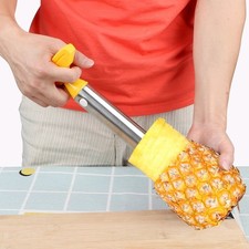 Pineapple Peeler Cutter Stainless Steel Spiral Slicer Corer Fruit Kitchen Tool