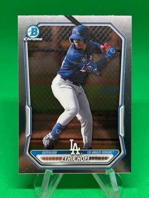 Zyhir Hope Chrome Prospect 2026 Bowman Los Angeles Dodgers #BCP-86