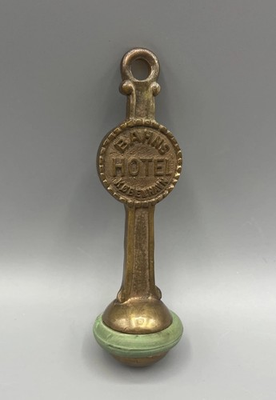 #ad #ad Vintage Hotel Fob Brass for Bahns Hotel Copenhagen Denmark Room 314 $149.00