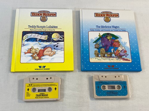 Lot Teddy Ruxpin Book with Tapes (17) + 2 Extra Tapes UNTESTED - Picture 9 of 17