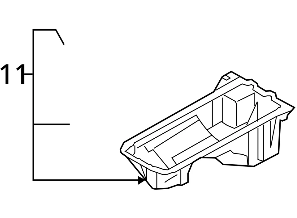 Óleo de motor 2007-2013 BMW 328I Pan XU9EM - Imagem 4 de 4