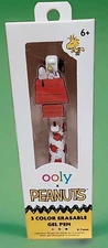 Peanuts Snoopy 3 Color Erasable Gel Pen By Ooly 