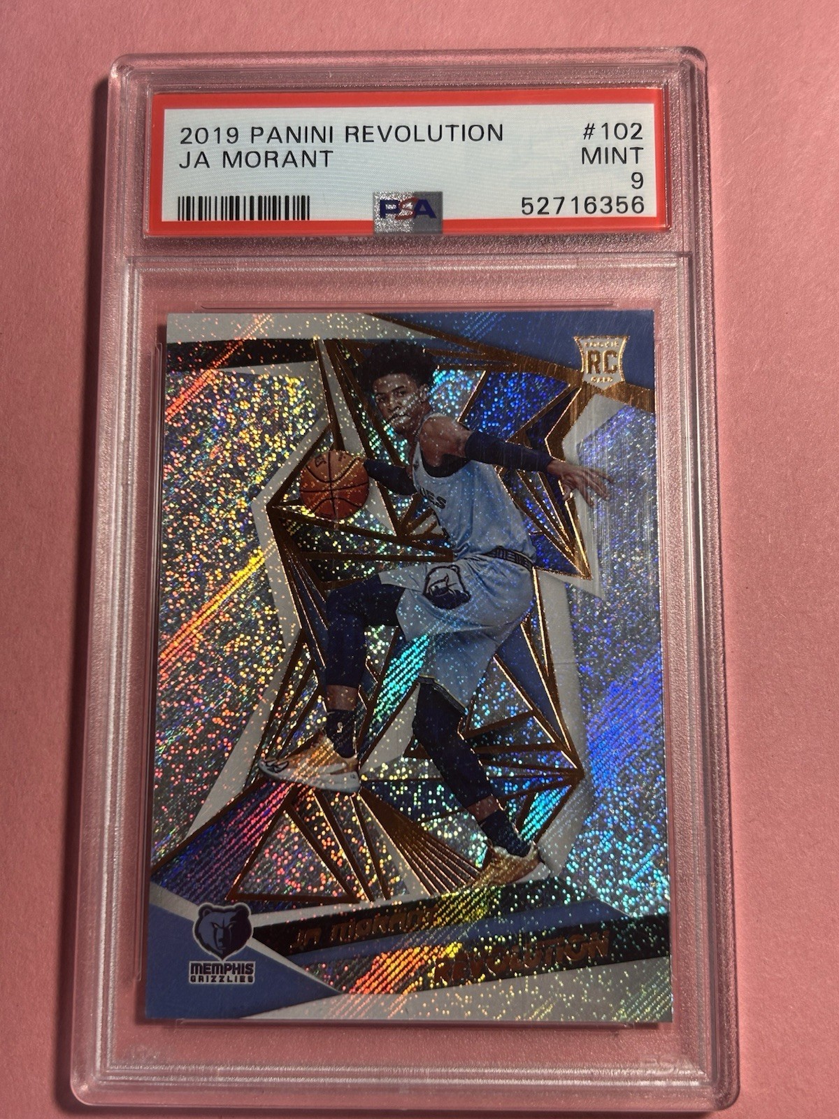 2019 Panini Revolution JA MORANT RC PSA 9 #102 (Memphis Grizzlies)