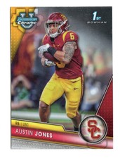 Austin Jones 199 2023 Bowman University Chrome USC Trojans Card