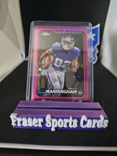 2024 Topps Chrome Mario Manningham Magenta Refractor New York Giants