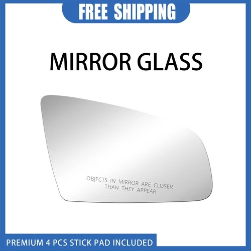 Mirror Glass Replacement For 2005-2008 Audi A6 Quattro Passenger RH Side Convex