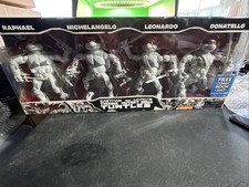 PlayMates FCBD 2021 TMNT Ninja Turtles Elite Series PX Black and White Action...