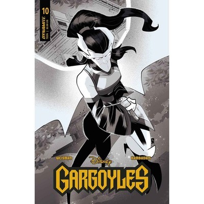 Gargoyles #10 Cover V George Kambadais b&w 1:10 Variant Dynamite Entertainment