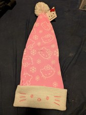 Hello Kitty Pink Santa Christmas Hat