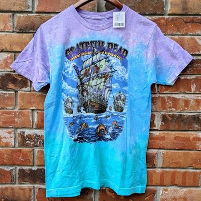 Liquid Blue Grateful Dead Ship Of Fools 2 Sided Tie Dye NWT Size M AOP Reprint