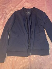Women  s Navy Blue Scrub Jacket Workwear Medical Uniform