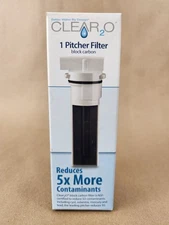 Clear2O Water Pitcher Filter CWF1014 Block Carbon Replacement Element Free Ship