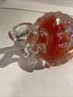 Strawberry Hand Blown Glass Fruit Paperweight Vintage — photo 3