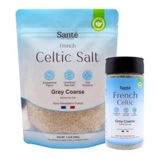 Sante Naturelle Celtic Salt Grey Coarse Sea Bundle – 8oz 26 ounces 26