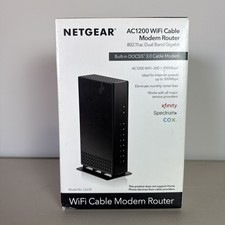 NIB NETGEAR Cable Modem Built-in WiFi Router C6230 AC1200 DOCSIS 3.0
