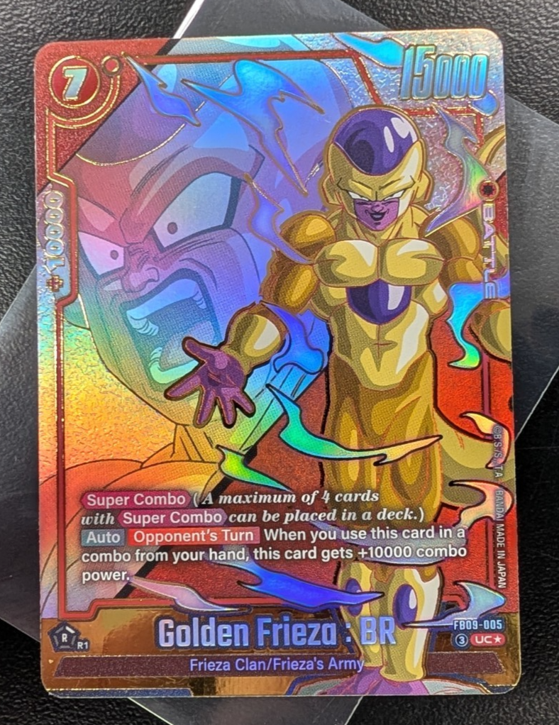 Golden Frieza : BR FB09-005 Alternate Art Dual Evolution Dragon