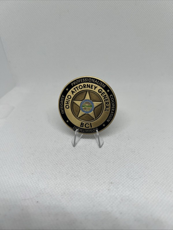 Ohio Attorney General Bureau Of Criminal Investigation BCI Challenge Coin
