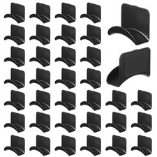 30 Pcs Headphone Wall Hangers, Adhesive Headset Holder Hooks for Wall Mount G...