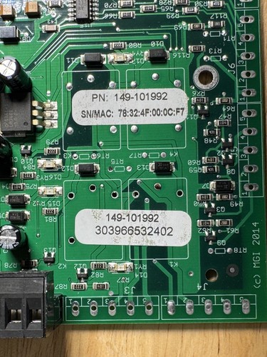 Millennium ESCU 149-101992 Enhanced Site Control Unit Ethernet Access Control