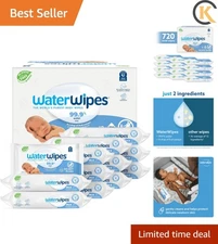 Sensitive+ Newborn & Baby Wipes, 3-In-1 Cleans, Cares, Protects, 99.9% Water,...