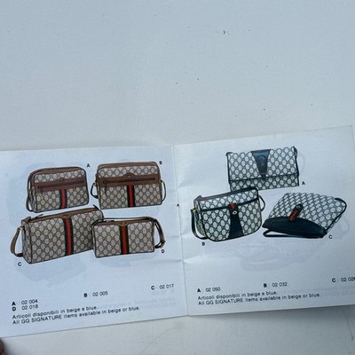 VINTAGE Gucci Accessory Collection Mini Catalog Booklet 1980s
