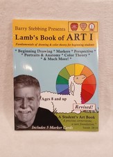 Lamb's Book of Art 1 - Fundamentals of Drawing  Color Theory Barry Stebbing NEW