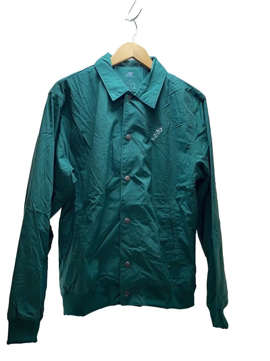 NEW BALANCE Nylon Jacket, Medium, Nylon, Green