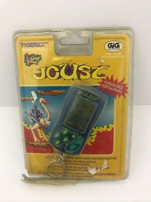 JOUST Tiger electronics vintage handheld game NEW GIG keychain 1999 LCD watch