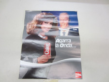 Original Vintage 1987 Coca-Cola MAX HEADROOM Poster Agarra la Onda... 14x17 coke
