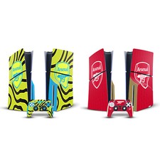 ARSENAL FC 2023/24 CREST KIT VINYL SKIN DECAL FOR PS5 SLIM DISC EDITION BUNDLE